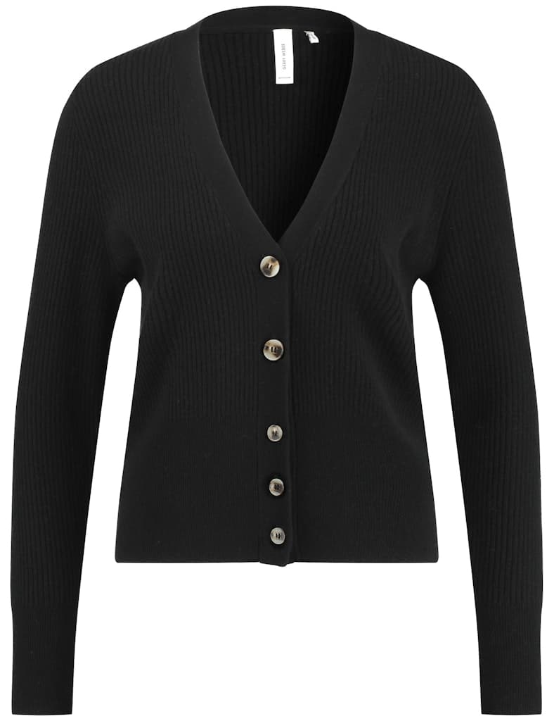 קרדיגן סרוג עם כפתורים