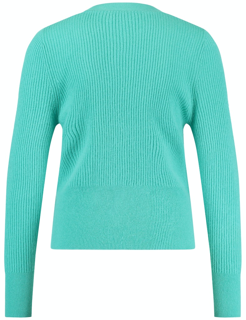 קרדיגן סרוג עם כפתורים