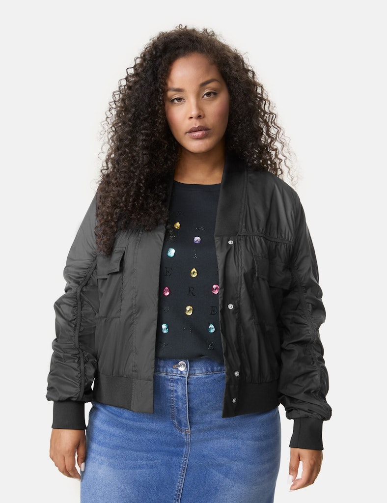 ג'קט בומבר שחור