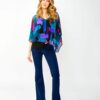 frank-lyman-tops-fuchsia-turquose_62812433021_d236 חולצת ערב מבד שיפון צבעוני