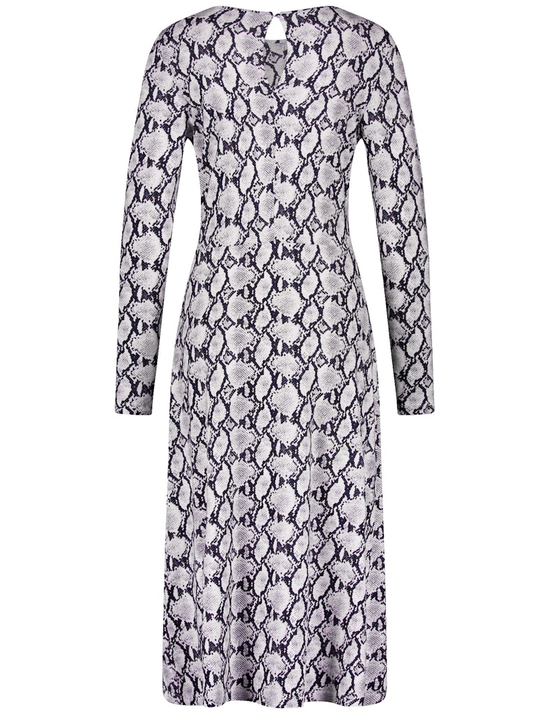 שמלה בהדפס מנוחש