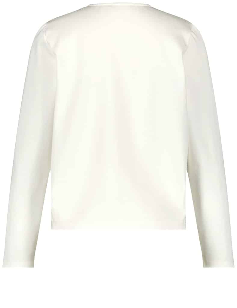 חולצה בהדפס מנומר שחור