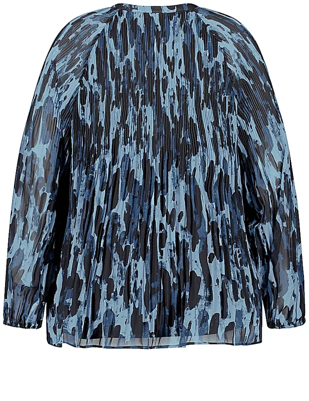 חולצת קפלים בגימור מבריק