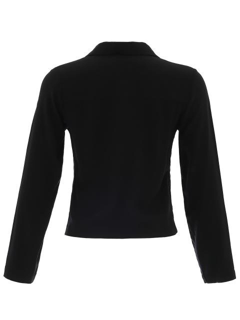 ז'קט שחור אלגנטי קצר