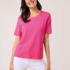 GERRY-WEBER-_2251_30329_977092-35061_5 טי-שירט חלקה בגזרה קלאסית