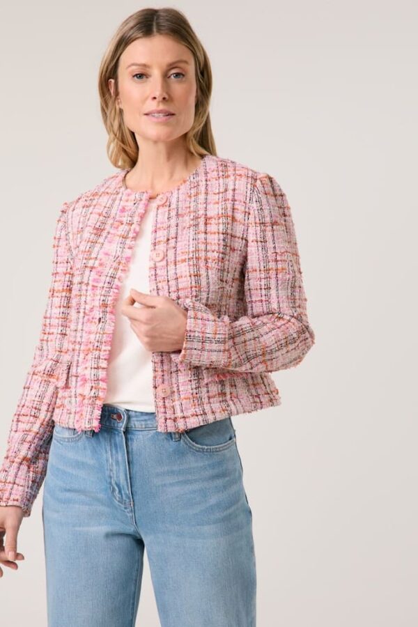 Sale 42 ז'קט טוויד קצר