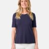 GERRY-WEBER-_2251_80393_977092-35061_6 טי-שירט חלקה בגזרה קלאסית