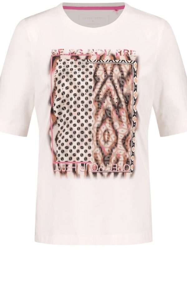 Sale 103 חולצת טי שרט עם הדפס