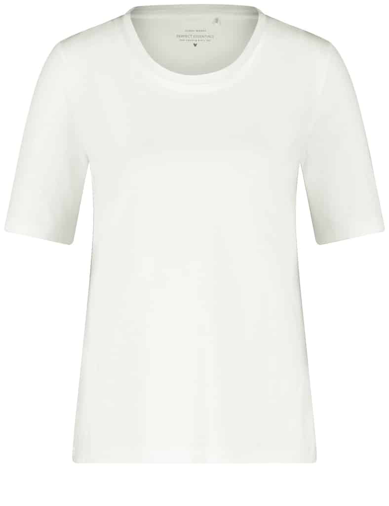 טי-שירט חלקה בגזרה קלאסית