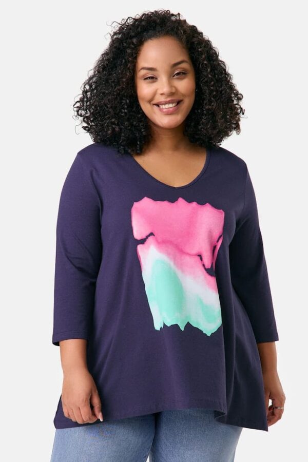 Sale 54 חולצה בגזרה רחבה ומשוחררת