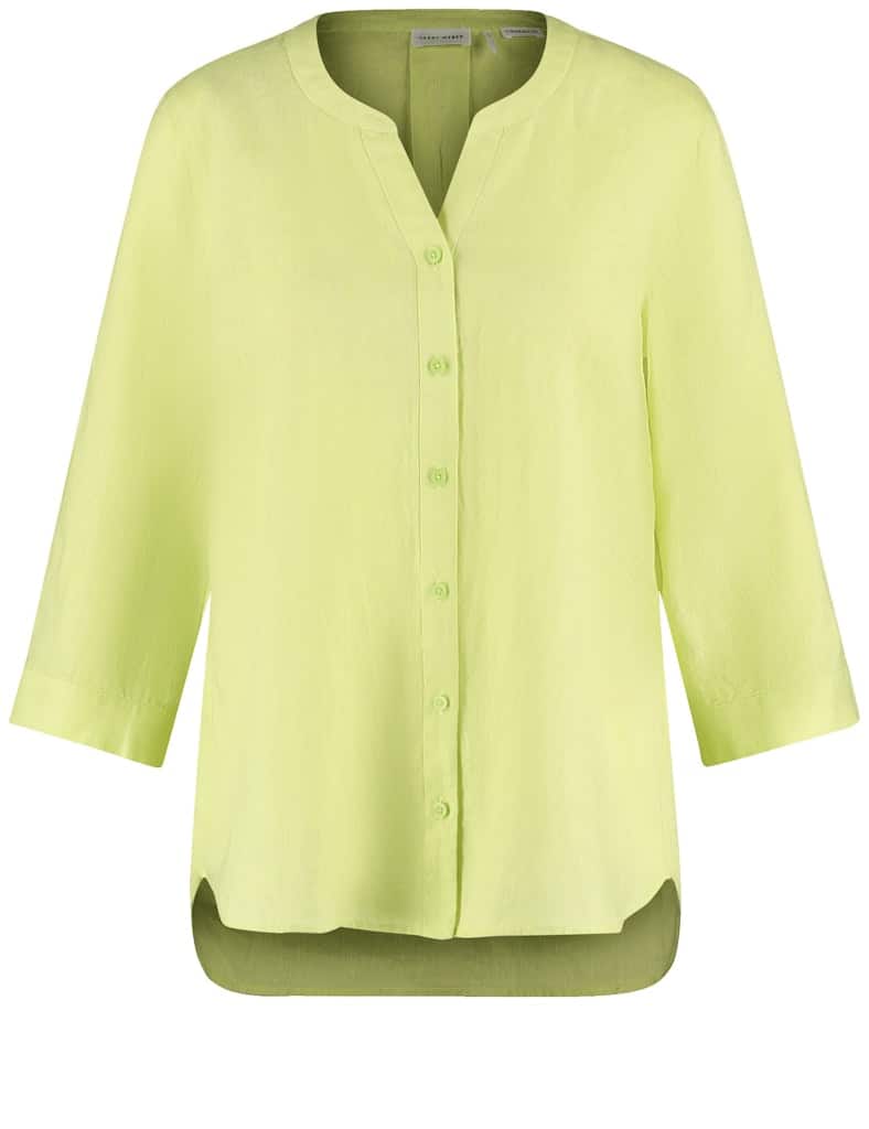 GERRY-WEBER-_2251_50128_560049-31471 חולצה לבנה מכופתרת בעיצוב קלאסי