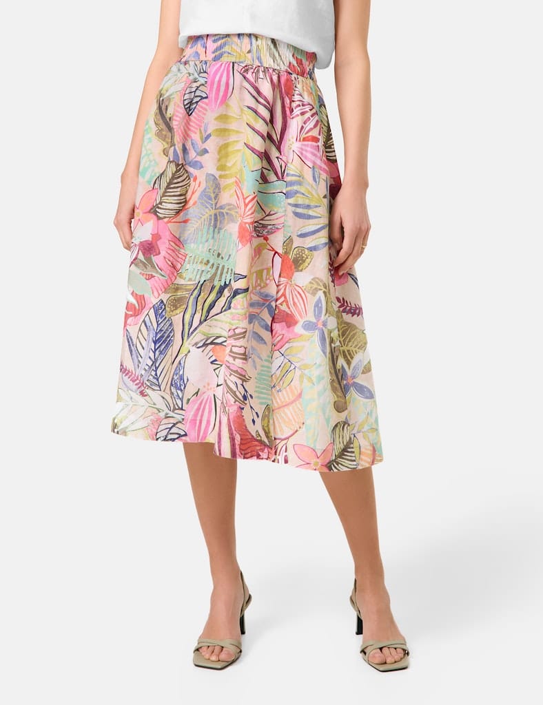 GERRY-WEBER-_2251_5037_510013-31236_6 חצאית בהדפס טרופי צבעוני