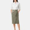 GERRY-WEBER-_2251_509558_510106-66348_3 חצאית בעיצוב עוטף עם קשירה