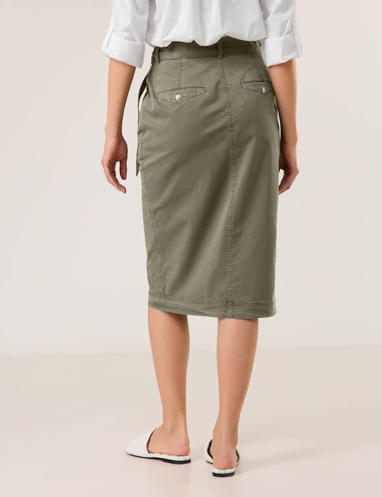 חצאית בעיצוב עוטף עם קשירה