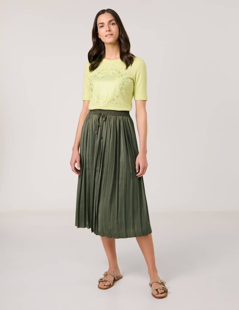 חצאית מקסי קפלים