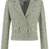 GERRY-WEBER-_2251_5116_530028-31229 בלייזר דוגמת טוויד ארוגה קצר ואלגנטי