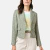 GERRY-WEBER-_2251_5116_530028-31229_3 בלייזר דוגמת טוויד ארוגה קצר ואלגנטי