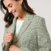 GERRY-WEBER-_2251_5116_530028-31229_4 בלייזר דוגמת טוויד ארוגה קצר ואלגנטי