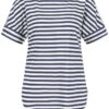 GERRY-WEBER-_2251_8067_570284-35035 טי שירט בהדפס פסים כחול לבן