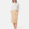 GERRY-WEBER-_2251_905508_510106-66348_3 חצאית בעיצוב עוטף עם קשירה