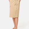 GERRY-WEBER-_2251_905508_510106-66348_6 חצאית בעיצוב עוטף עם קשירה