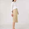 GERRY-WEBER-_2251_905508_510106-66348_7 חצאית בעיצוב עוטף עם קשירה