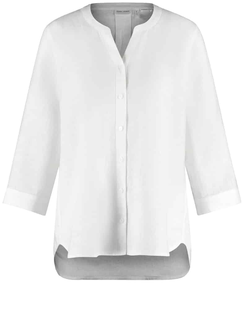 GERRY-WEBER-_2251_99600_560049-31471 חולצה לבנה מכופתרת בעיצוב קלאסי