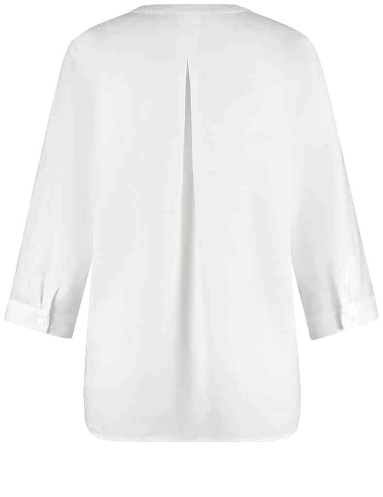 GERRY-WEBER-_2251_99600_560049-31471_2 חולצה לבנה מכופתרת בעיצוב קלאסי