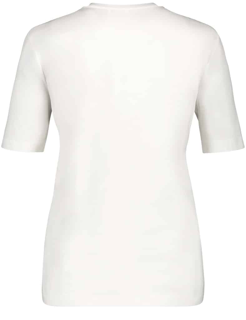 GERRY-WEBER-_2251_99700_570263-35018_2 טי-שירט קלאסית בצבע לבן