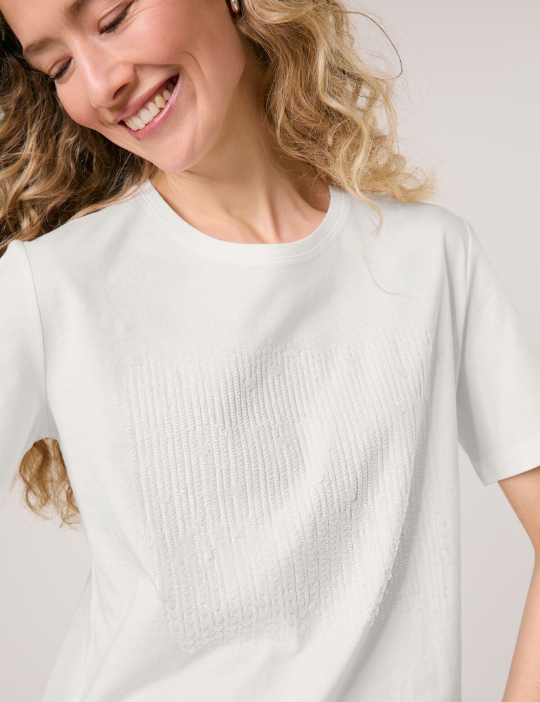 GERRY-WEBER-_2251_99700_570263-35018_4 טי-שירט קלאסית בצבע לבן