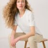 GERRY-WEBER-_2251_99700_570263-35018_7 טי-שירט קלאסית בצבע לבן