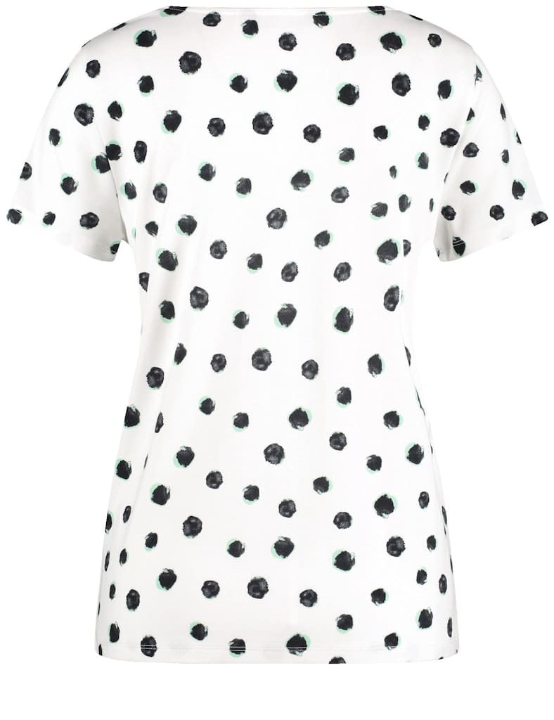 טי-שירט בהדפס נקודות