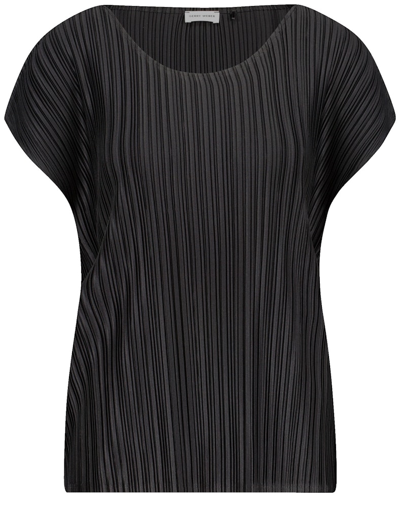 GERRY-WEBER-_2251_11000_570301-35069 טי-שירט פליסה שחורה