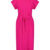 GERRY-WEBER-_2251_30926_580070-31235 שמלת כפתורים בגזרת מעטפה וחגורת קשירה