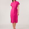 GERRY-WEBER-_2251_30926_580070-31235_5 first שמלת כפתורים בגזרת מעטפה וחגורת קשירה