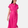 GERRY-WEBER-_2251_30926_580070-31235_6 שמלת כפתורים בגזרת מעטפה וחגורת קשירה