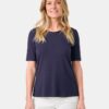 GERRY-WEBER-_2251_80393_977092-35061_3 טי-שירט חלקה בגזרה קלאסית