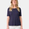 GERRY-WEBER-_2251_80393_977092-35061_6 טי-שירט חלקה בגזרה קלאסית