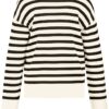 GERRY-WEBER-_2251_9076_571073-35742_2 חולצת פסים שחור לבן עם פתח V
