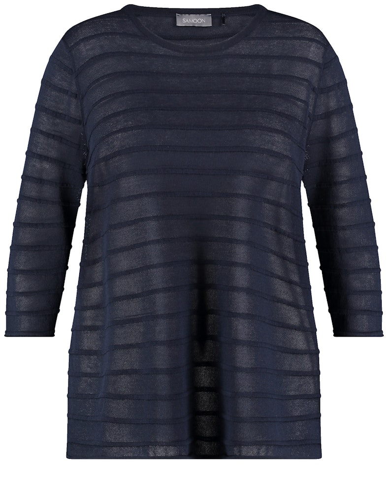 סריג עם טקסטורת פסים