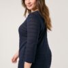 SAMOON_2251_8450_672610-25200_8 סריג עם טקסטורת פסים