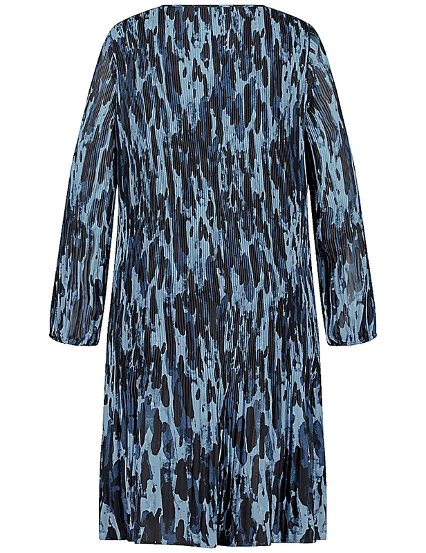 שמלת מידי פליסה זורמת