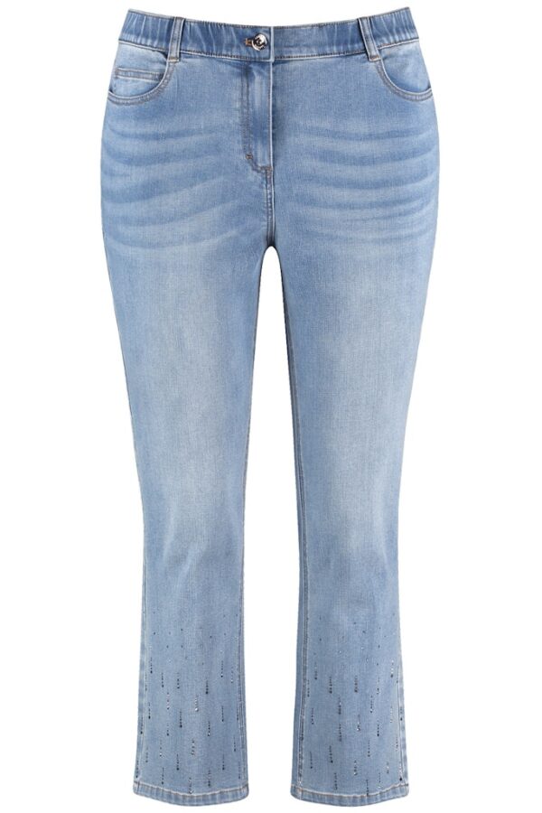 Sale 199 מכנס ג'ינס עם עיטורים מנצנצים