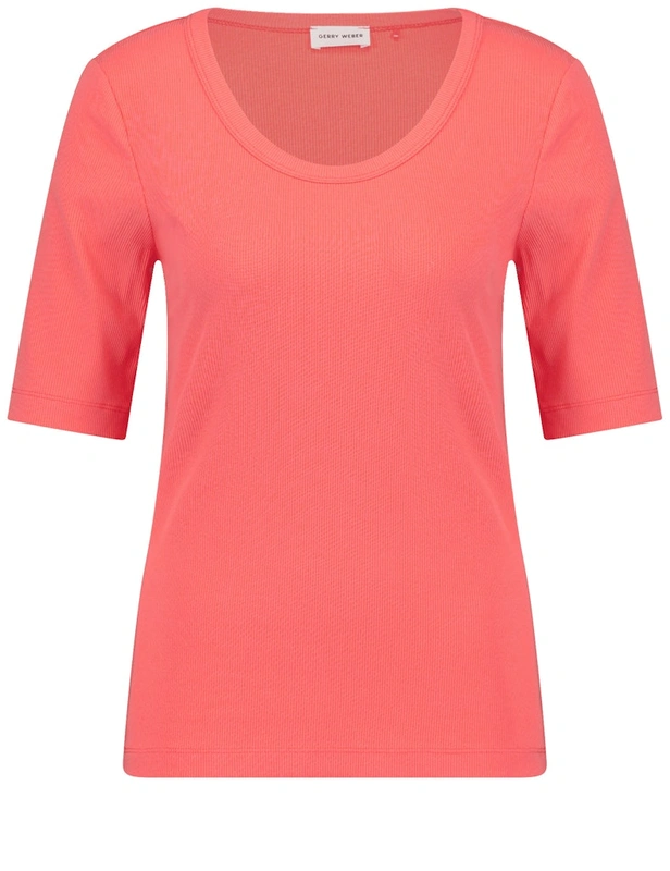 חולצת טי-שירט חלקה מבד רך