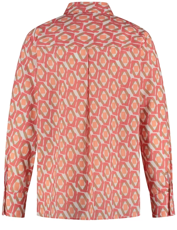 GERRY-WEBER-_2251_6015_560095-31482_2 מכופתרת בדוגמה גאומטרית קלילה