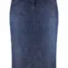 חצאית ג'ינס באורך ברך 1 חצאית ג'ינס באורך ברך