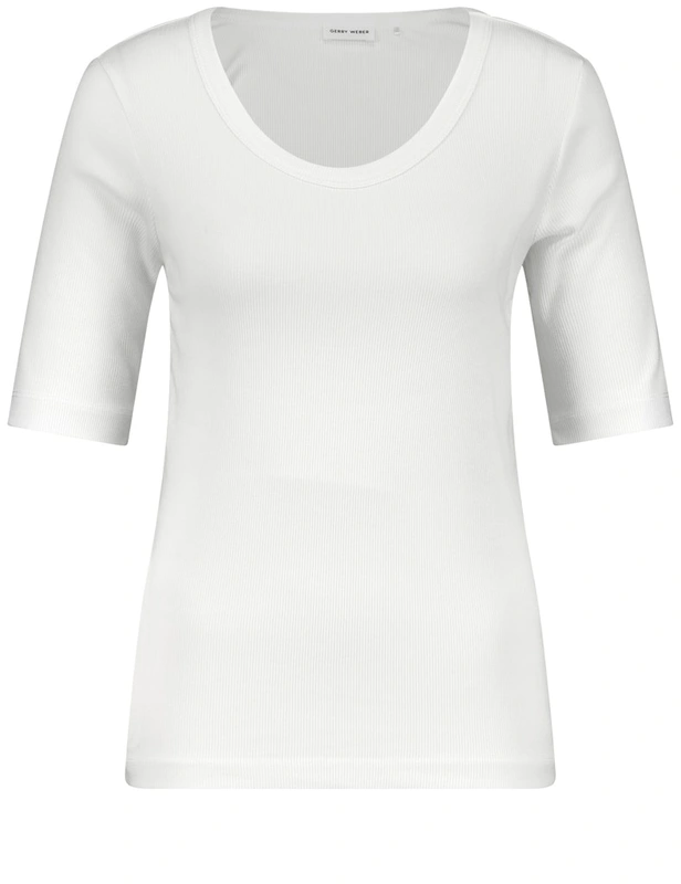 חולצת טי-שירט חלקה מבד רך