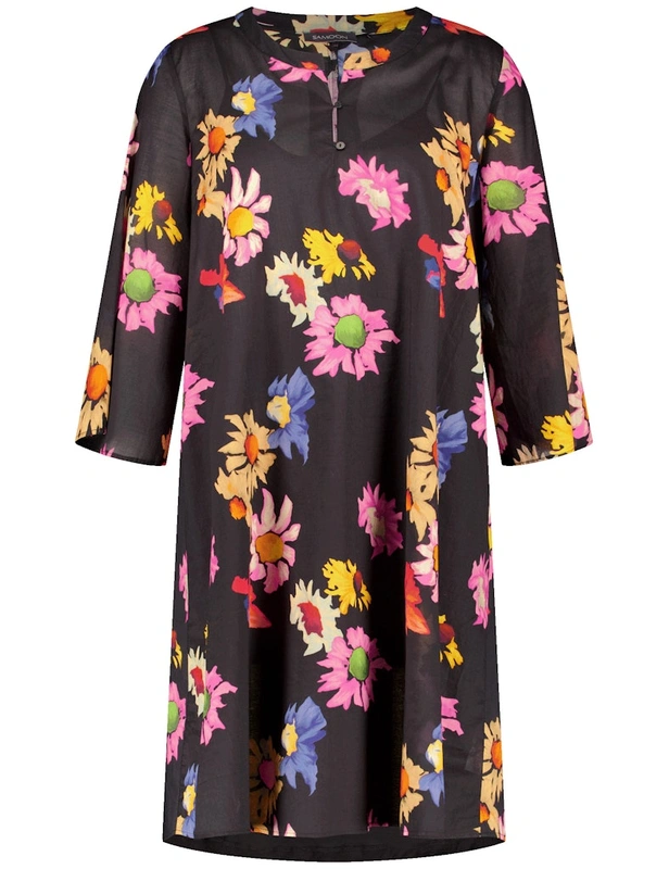 שמלת טוניקה בהדפס פרחוני