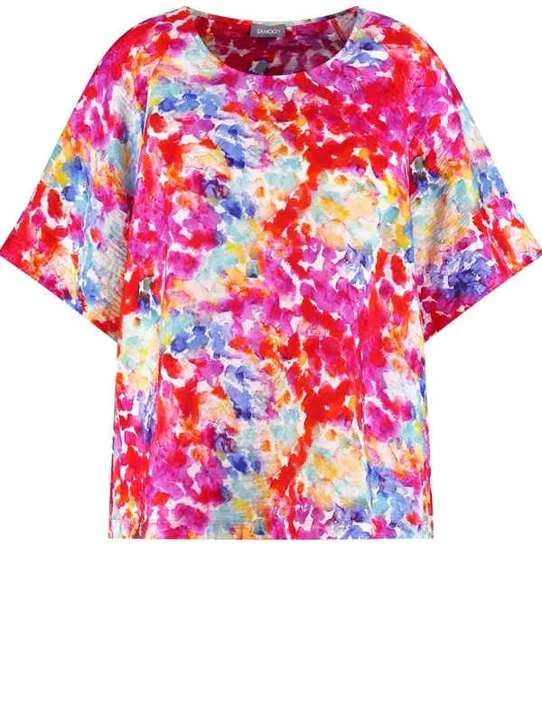 Sale 50 חולצה אוברסייז צבעונית