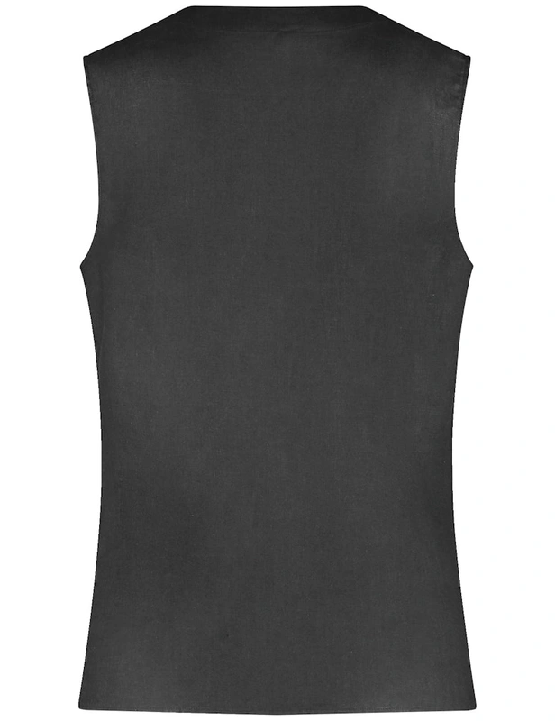 טופ ללא שרוולים בגזרת גופייה